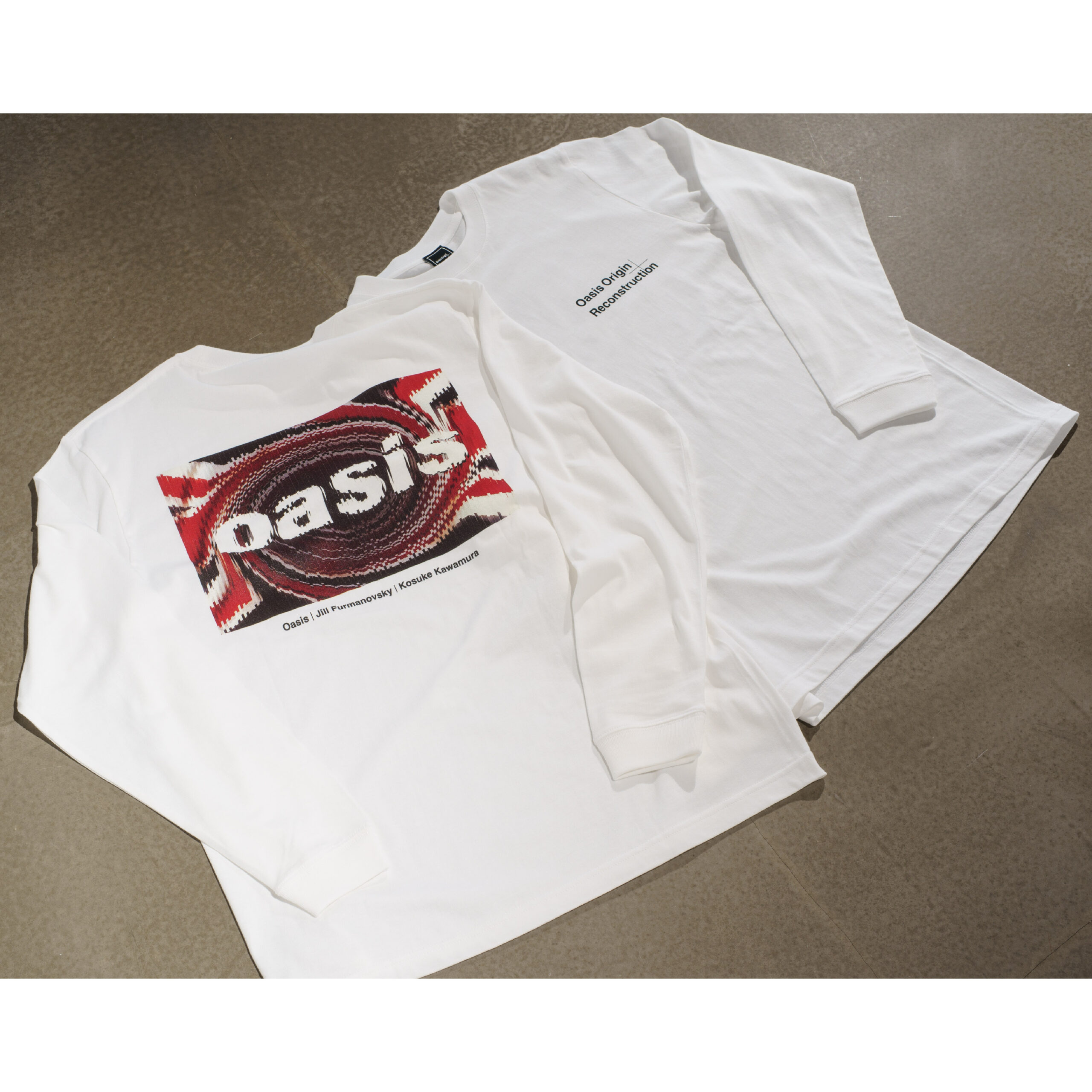 【12月発送】Oasis × Kosuke Kawamura Long Sleeve Tee＜Unionjack Logo＞