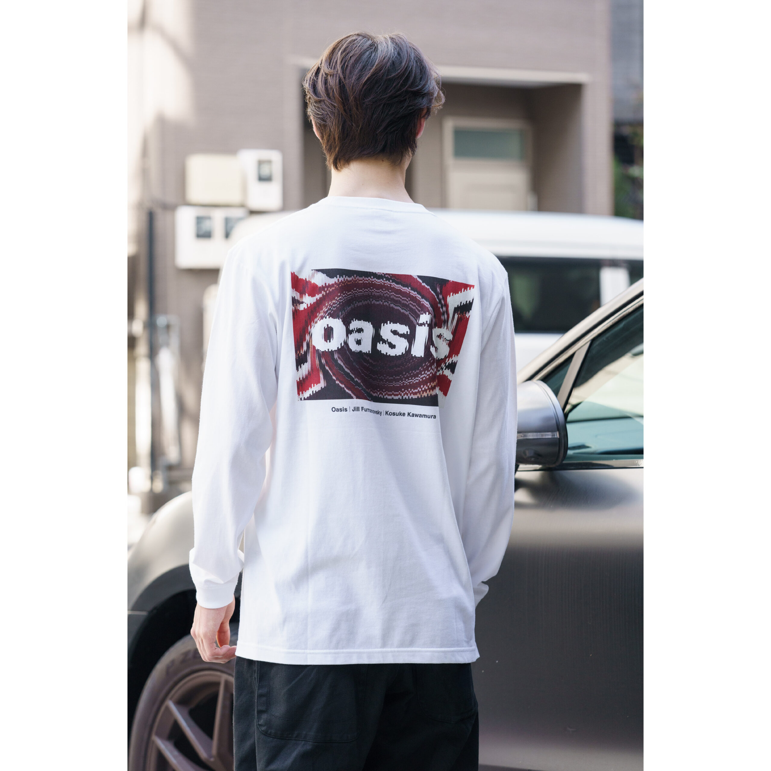 【12月発送】Oasis × Kosuke Kawamura Long Sleeve Tee＜Unionjack Logo＞