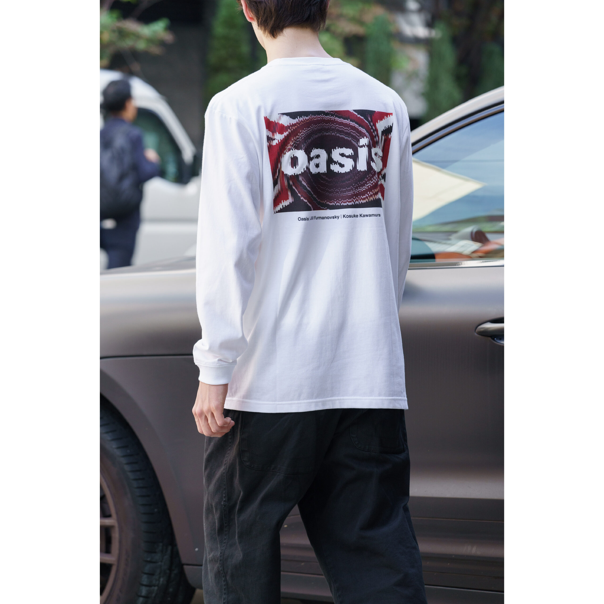 【12月発送】Oasis × Kosuke Kawamura Long Sleeve Tee＜Unionjack Logo＞