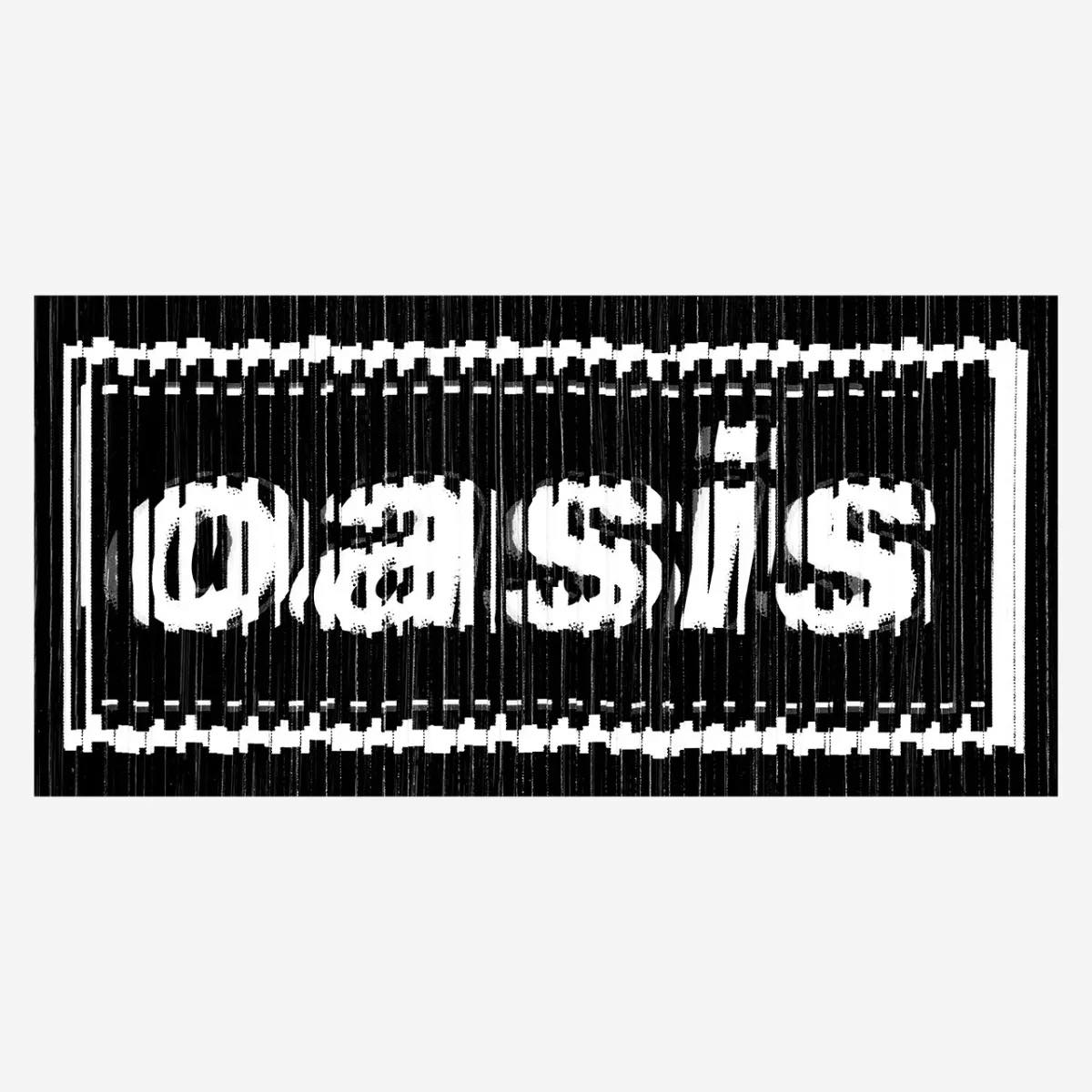 河村康輔 - Oasis Decca Logo, 2024（Silk screen print）