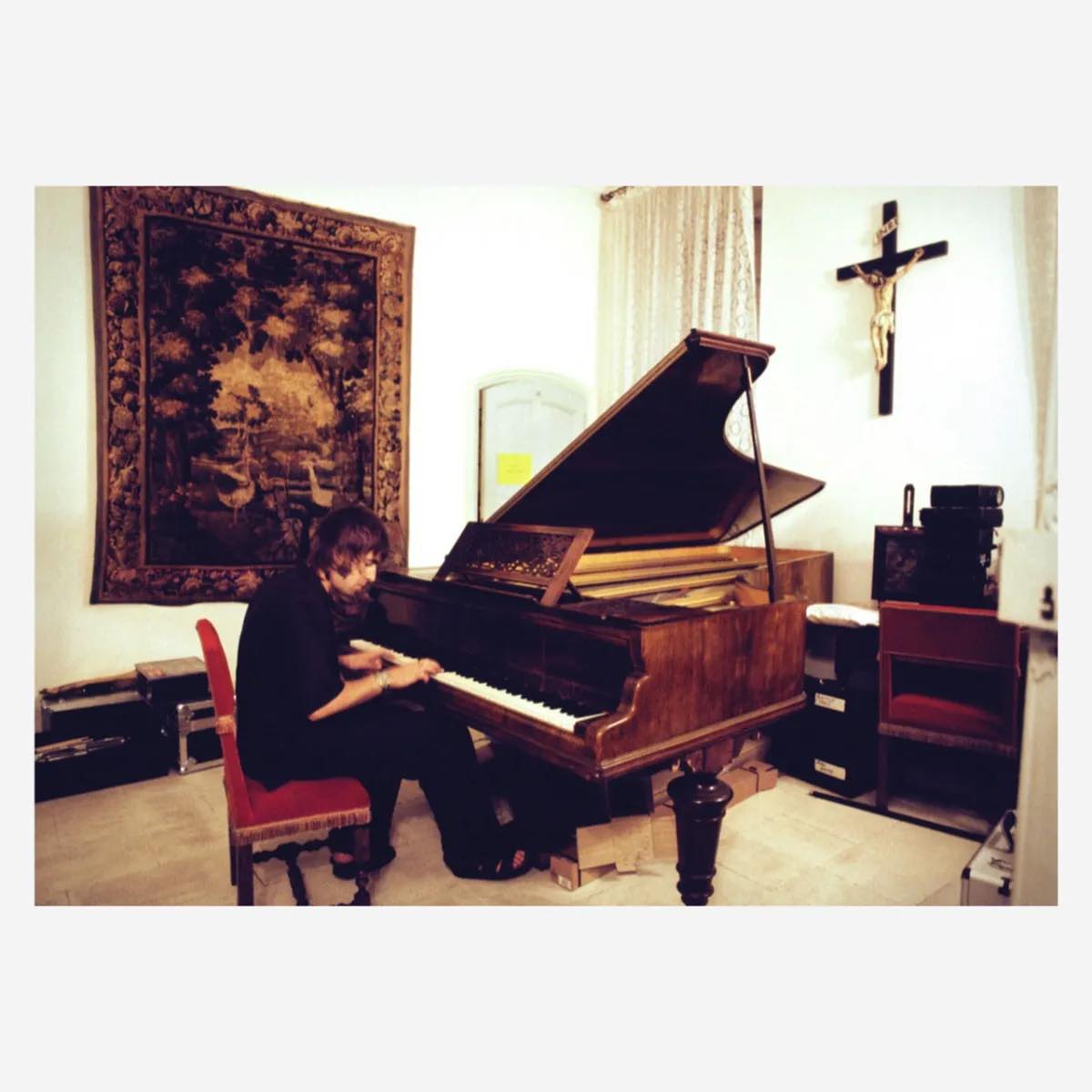 Jill Furmanovsky - OASIS, Liam, Dior's house in Nice, France, May 1999