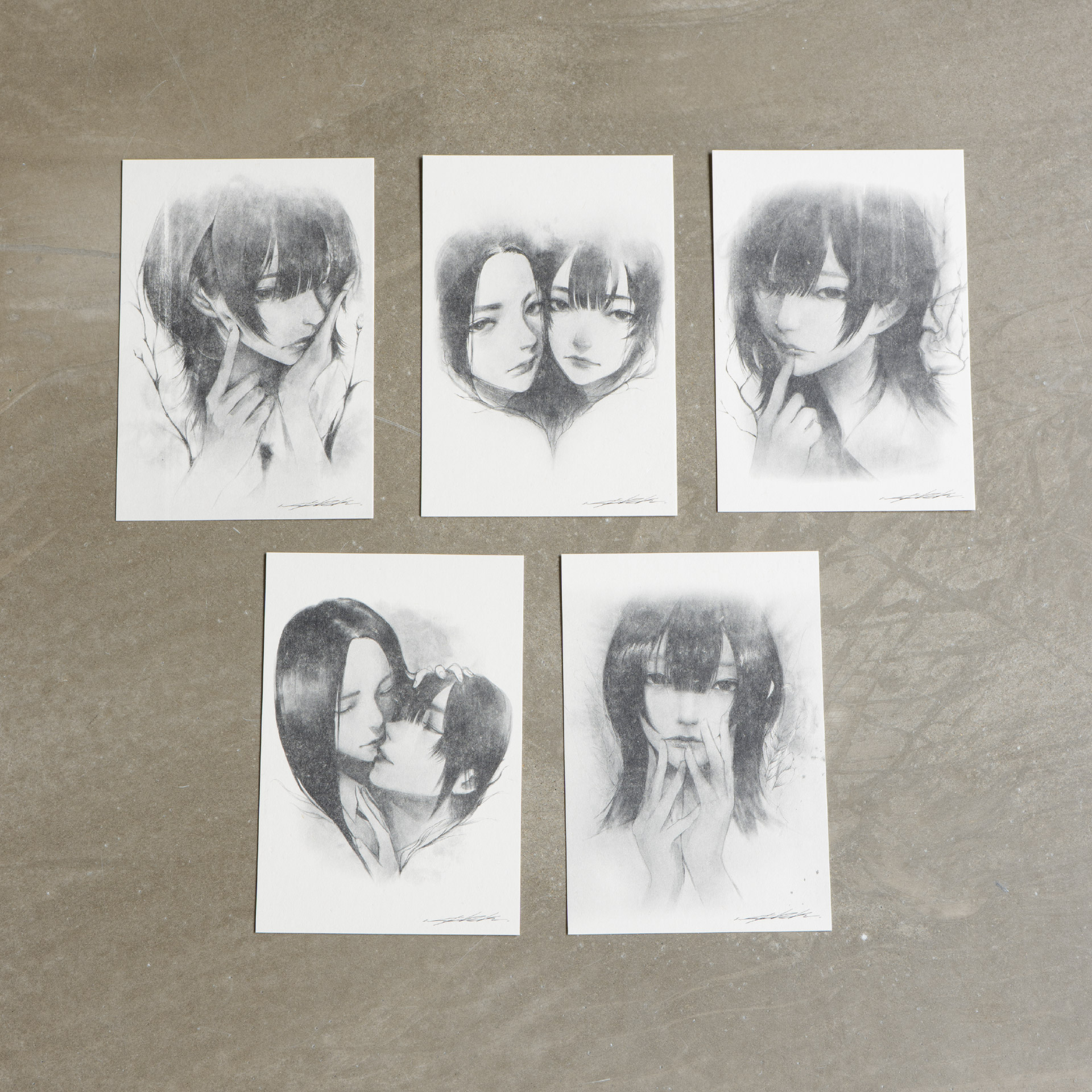wataboku - TOUCH Postcard set