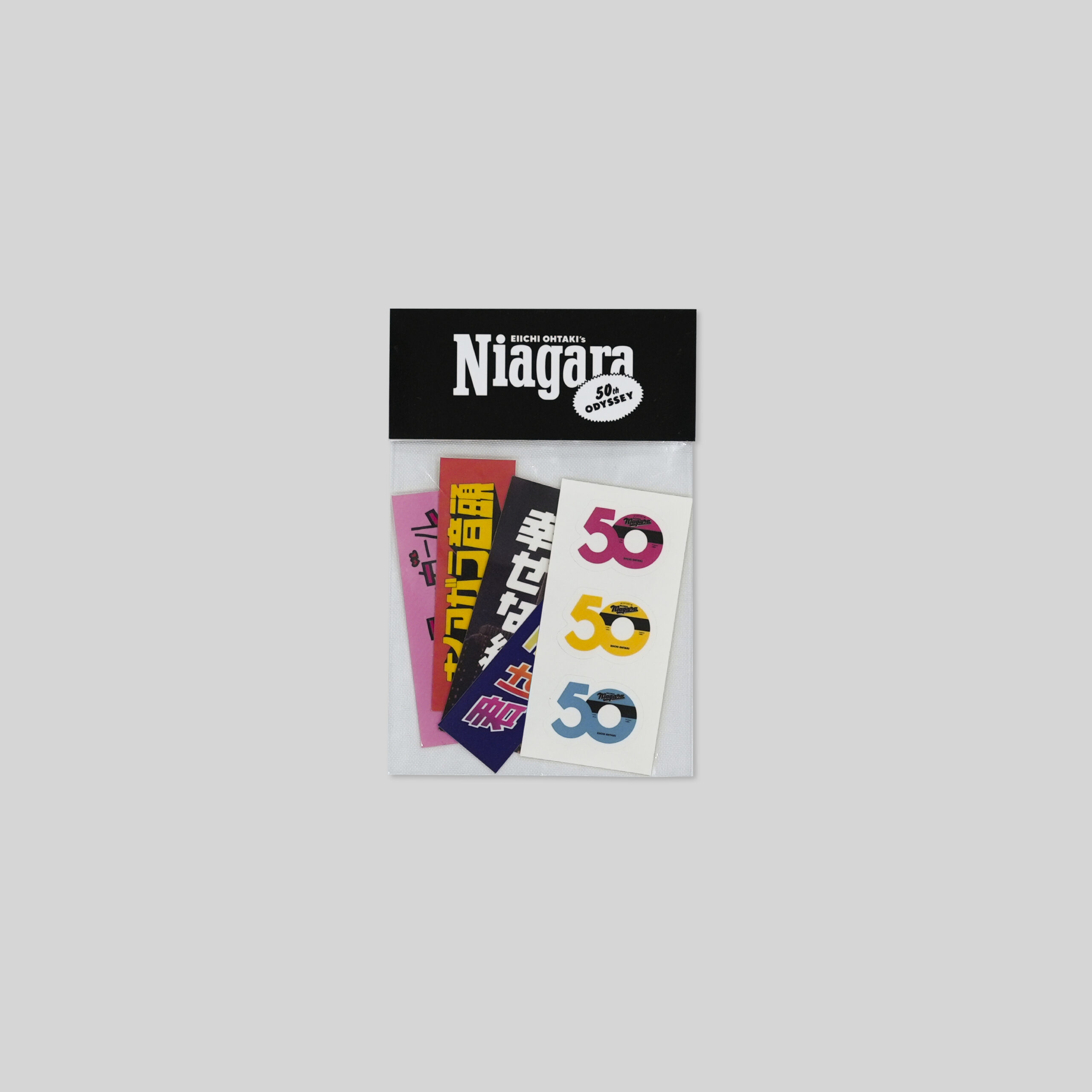 NIAGARA 50th Odyssey ロゴステッカーセット