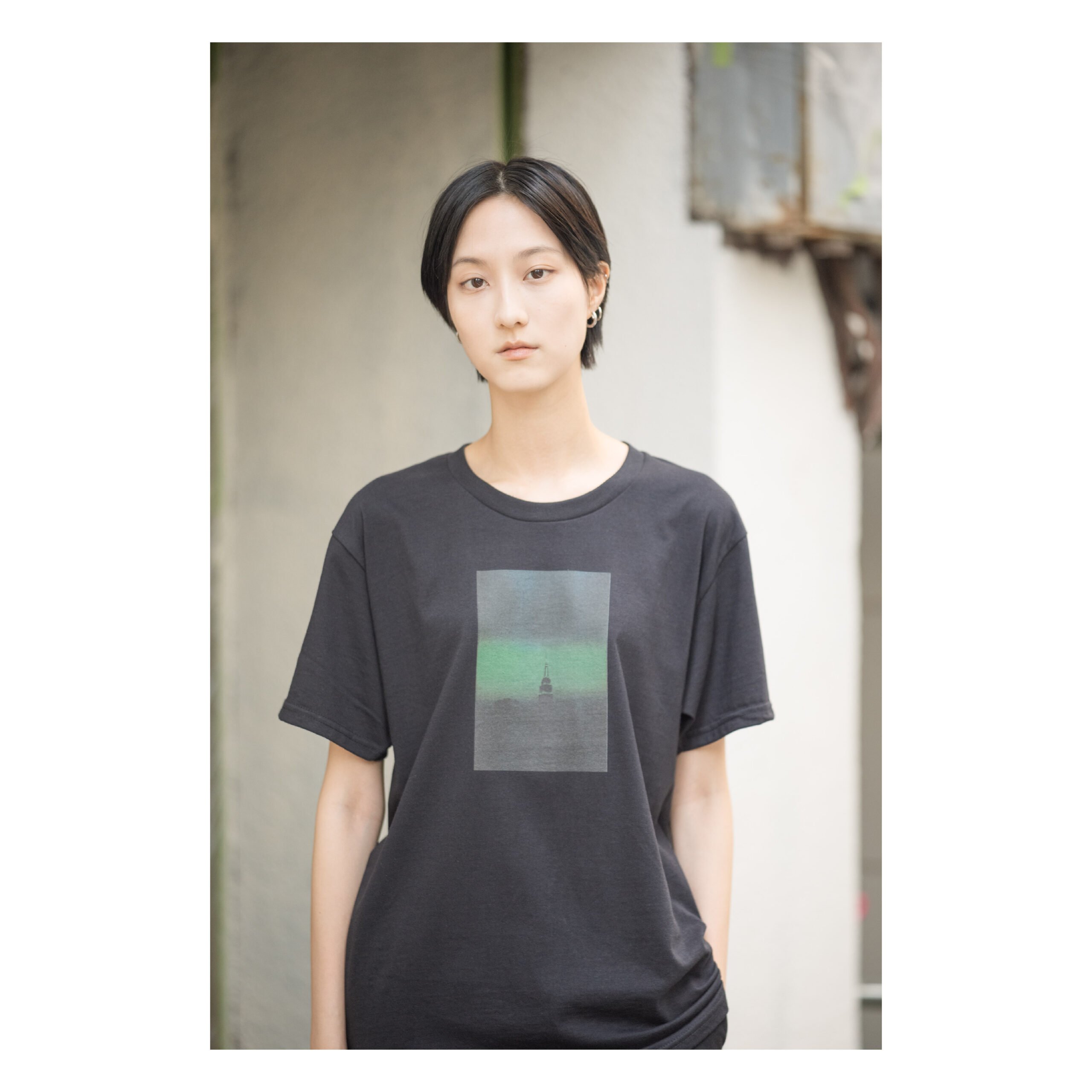 Lui Araki - Color / Scape Tee（BLACK）