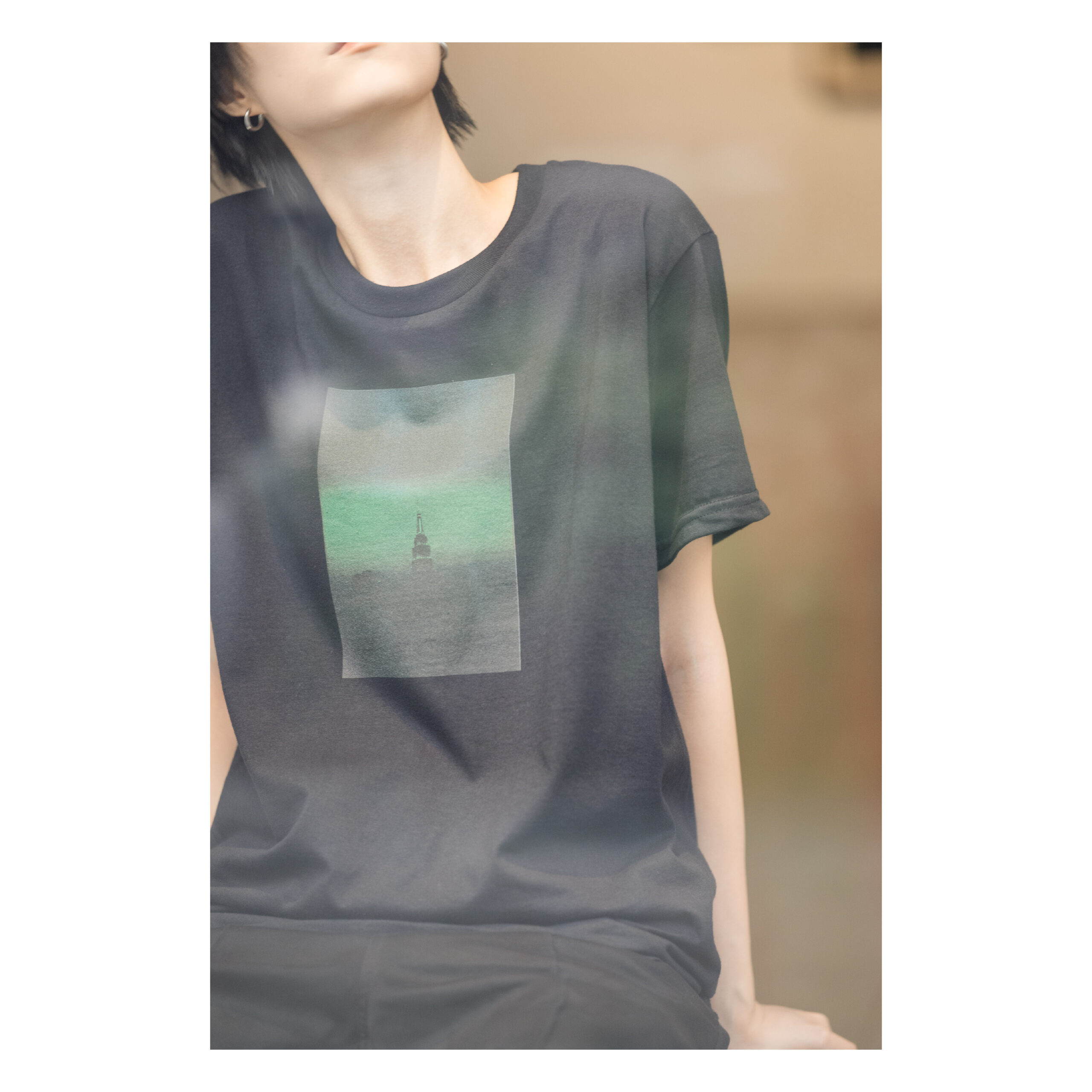 Lui Araki - Color / Scape Tee（BLACK）