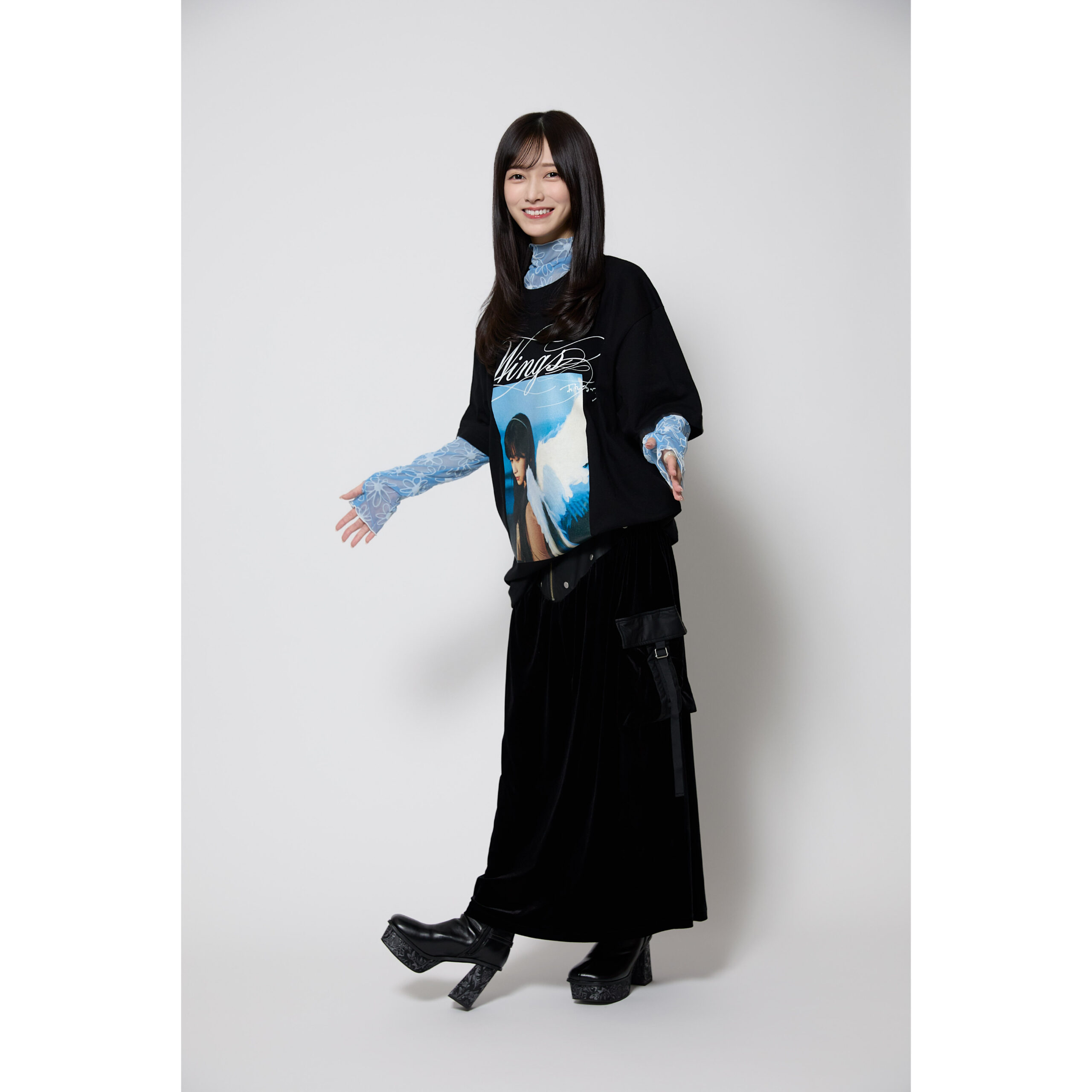 Wings:あひるの夢 Tee - Black