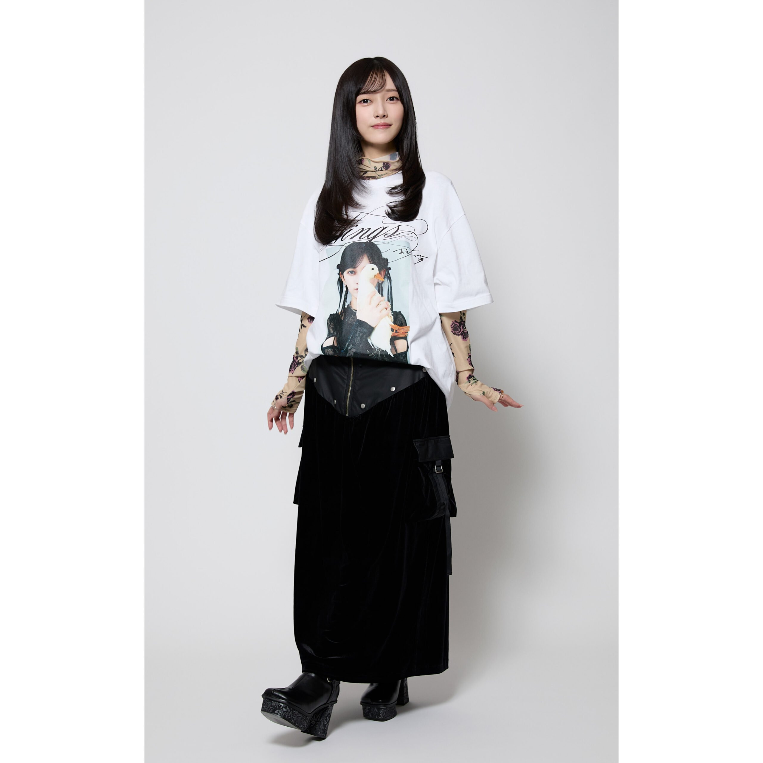 Wings:あひるの夢 Tee - White