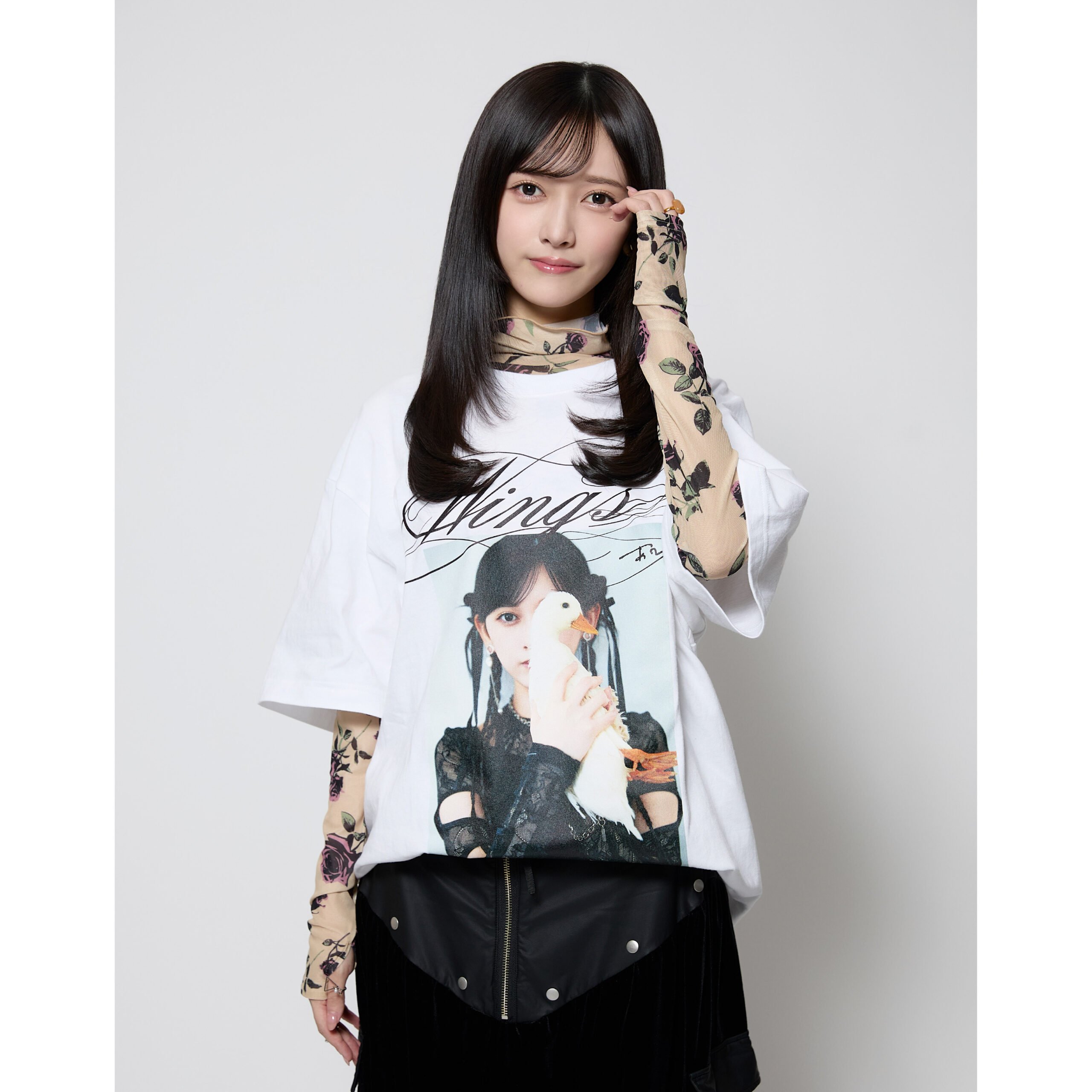 Wings:あひるの夢 Tee - White