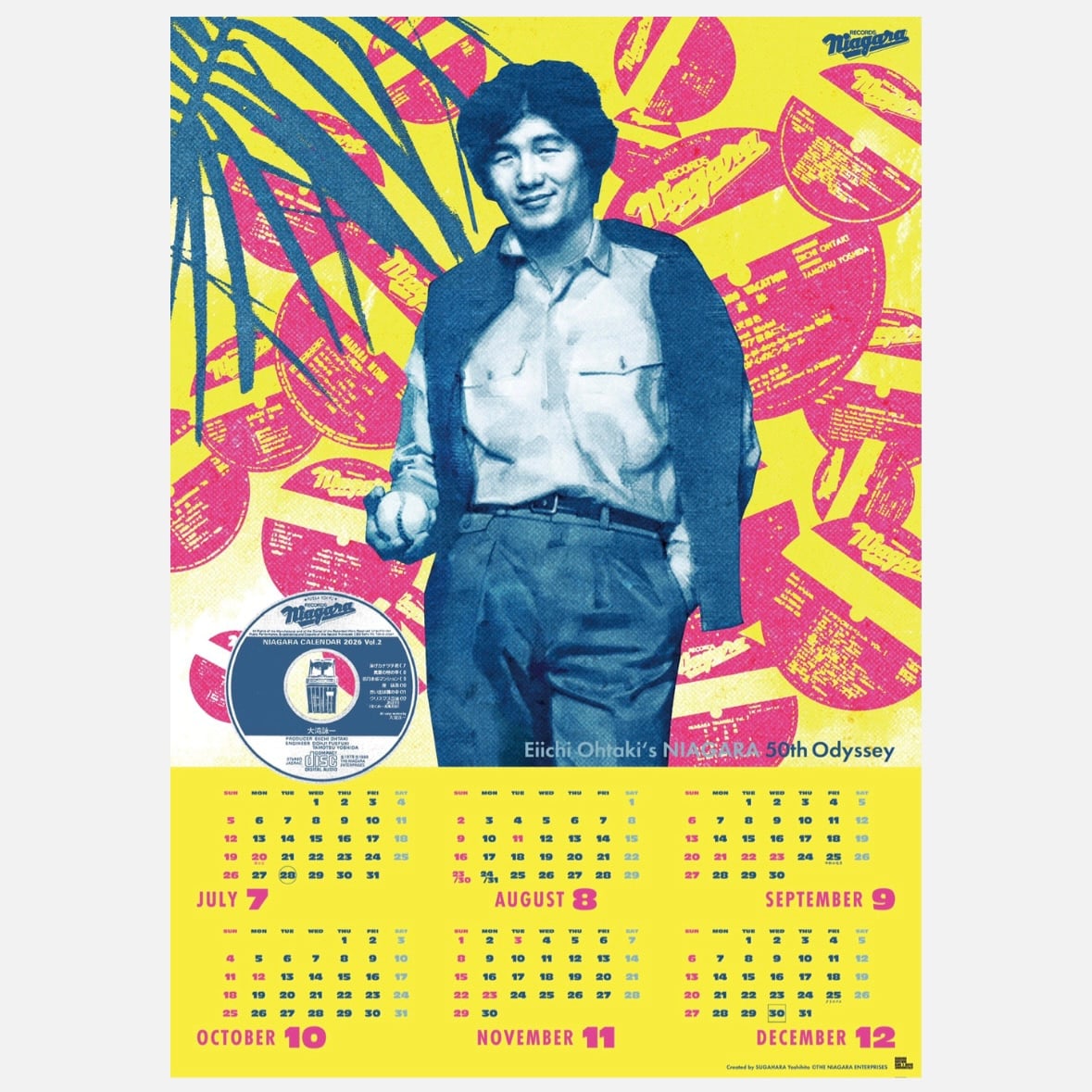 ナイアガラ・カレンダー2026 of NIAGARA 50th Odyssey [Created by 菅原芳人]
