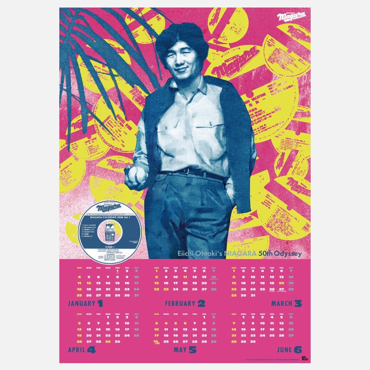 ナイアガラ・カレンダー2026 of NIAGARA 50th Odyssey [Created by 菅原芳人]