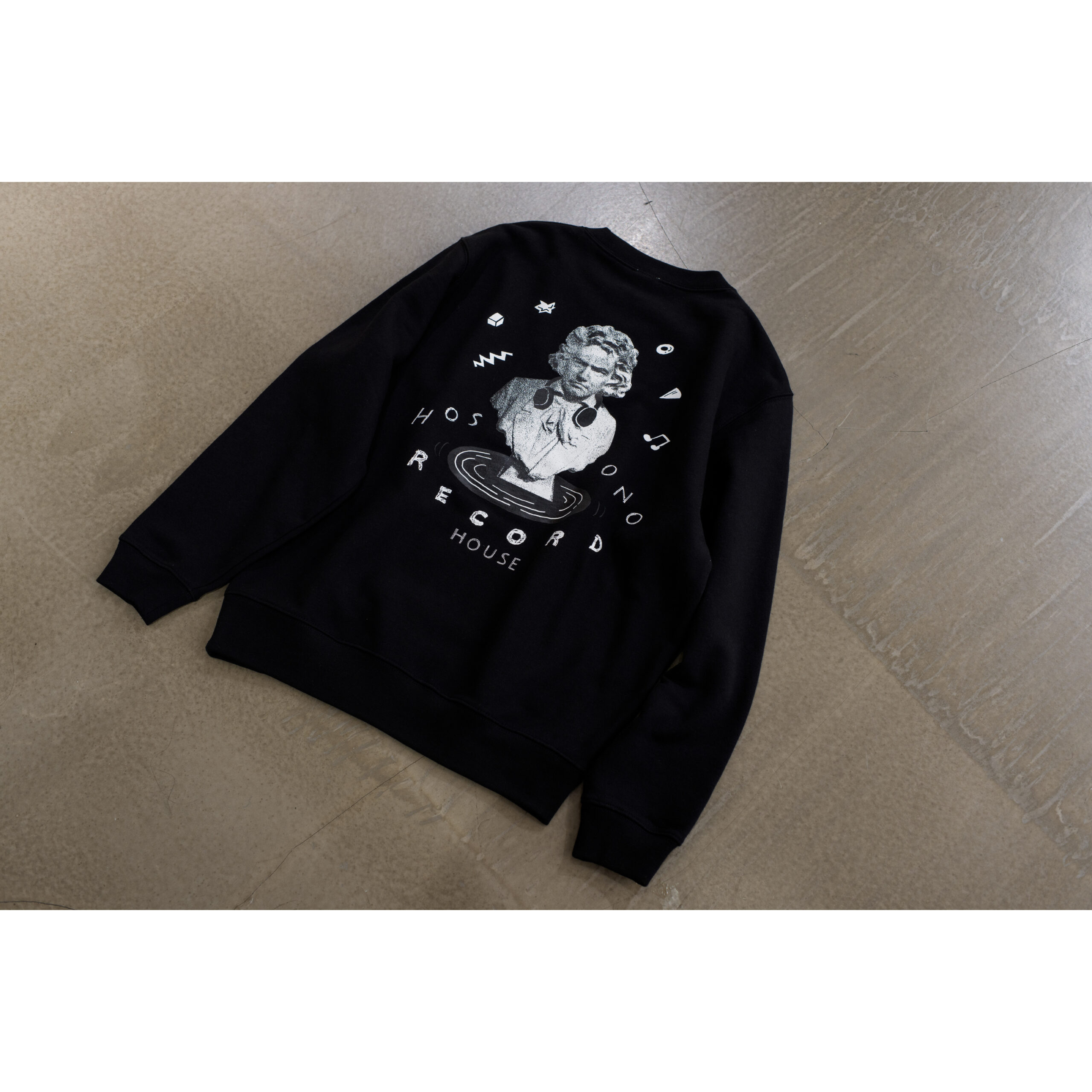 細野晴臣 - HOSONO RECORD HOUSE スウェット [Black]