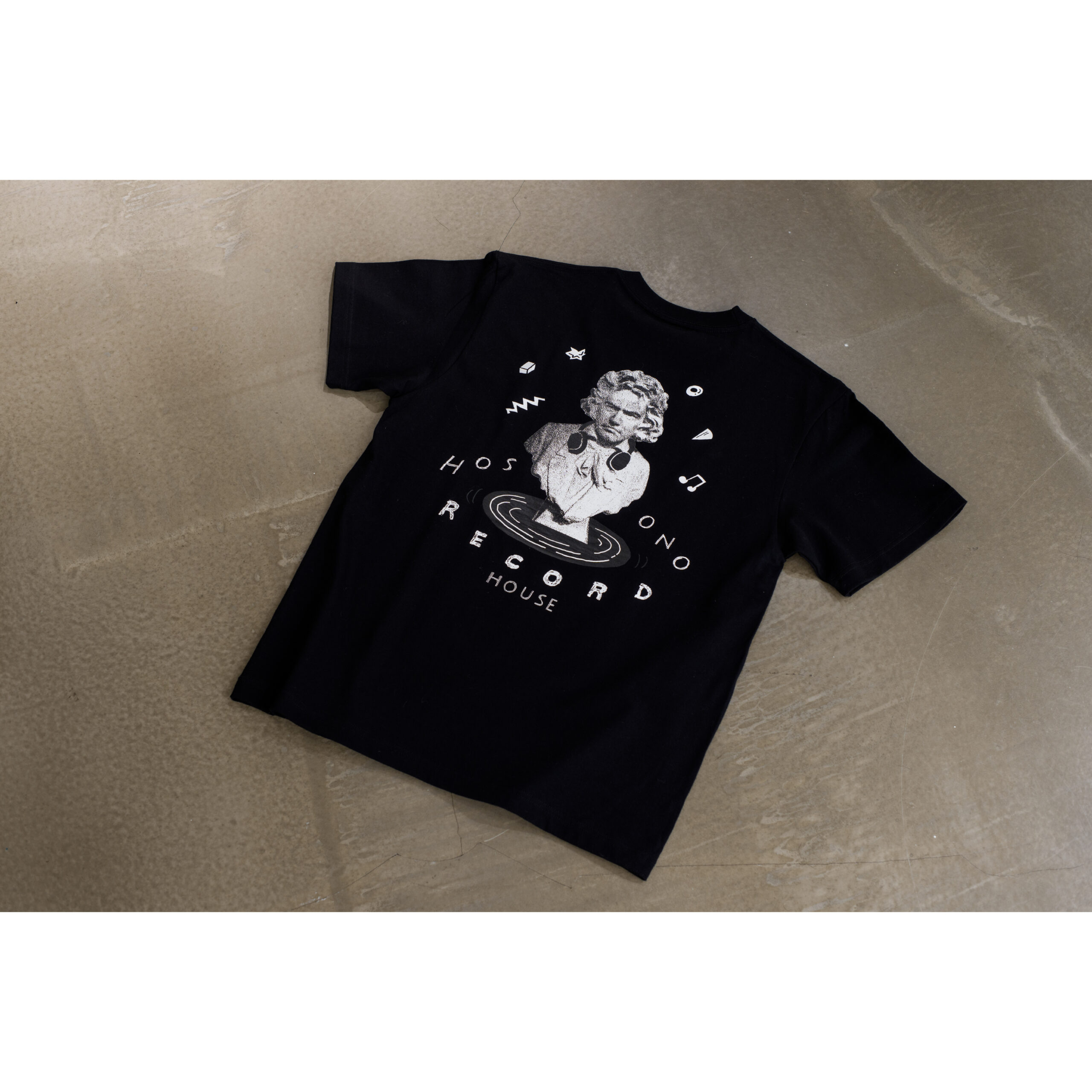 細野晴臣 - HOSONO RECORD HOUSE Tee [Black]
