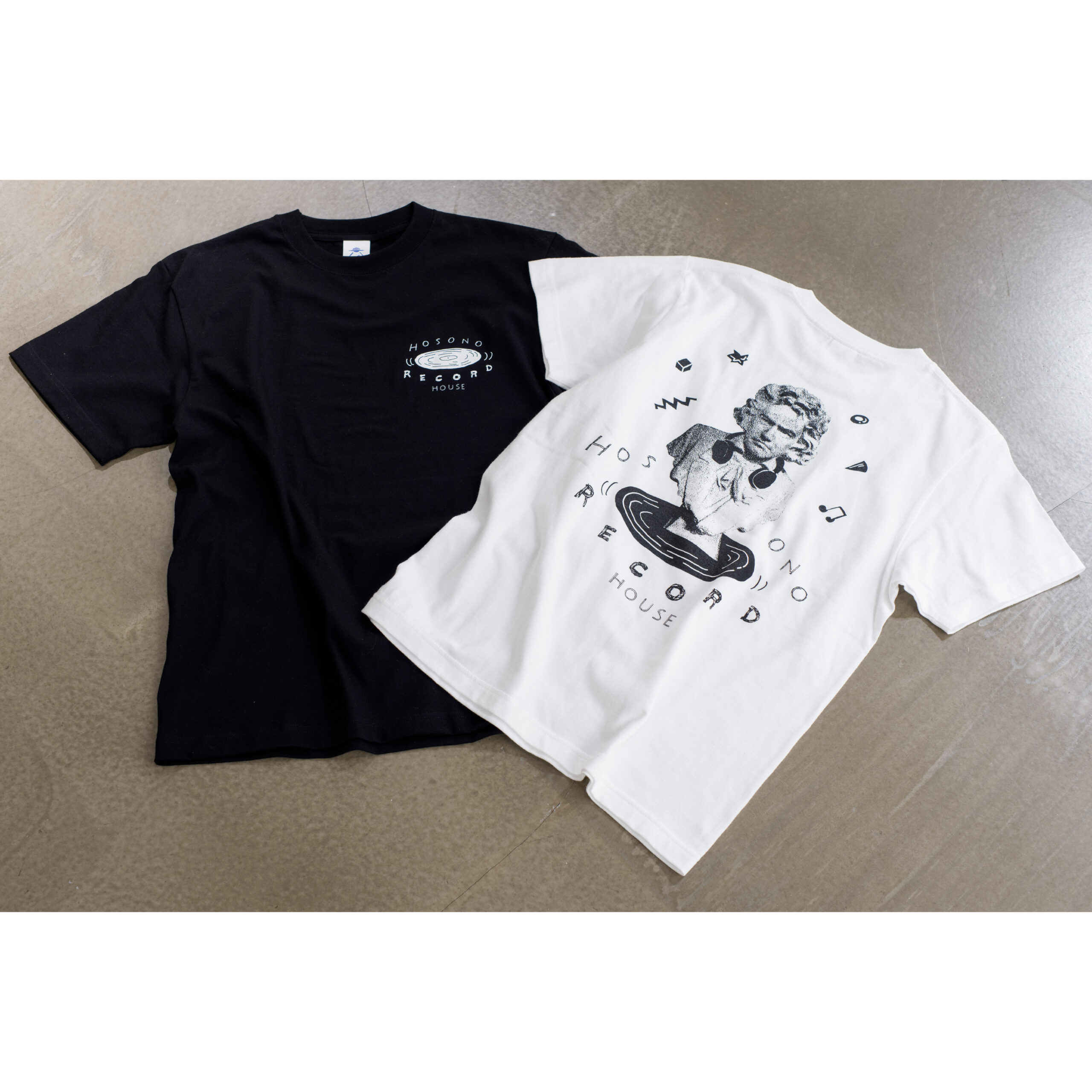 細野晴臣 - HOSONO RECORD HOUSE Tee [Black]